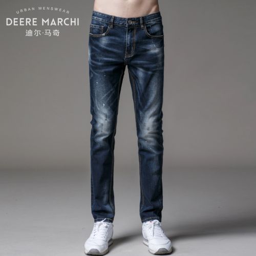 Jeans pour jeunesse pieds Slim DEERE MARCHI en coton automne - Ref 1481018