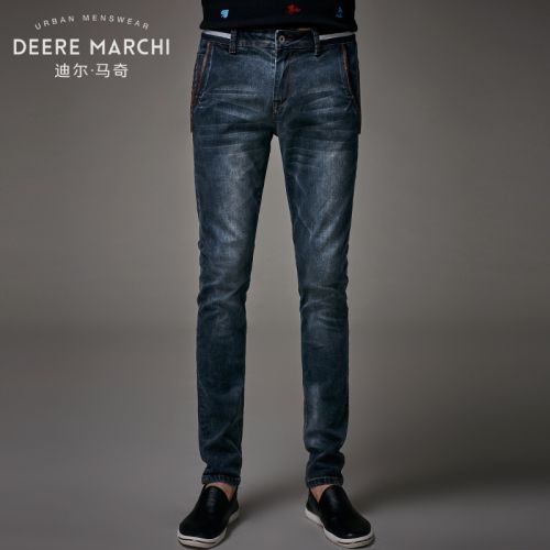 Jeans pour jeunesse pieds Slim DEERE MARCHI en coton automne - Ref 1481051