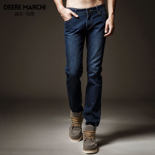 Jeans pour jeunesse pieds Slim DEERE MARCHI Coton, de fibres polyester viscose rayonne printemps - Ref 1481059