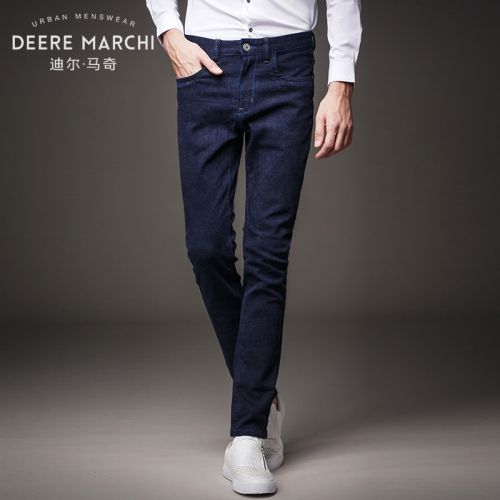 Jeans pour jeunesse coupe droite DEERE MARCHI en coton automne - Ref 1481070