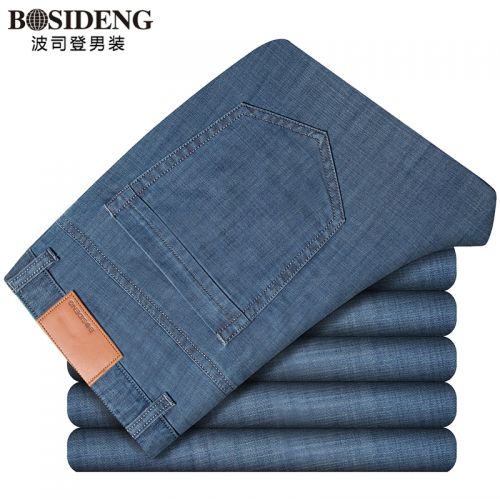 Jeans pour jeunesse de fibres viscose polyester, rayonne 35 coton polyuréthane élastique fibreux spandex automne - Ref 1481570