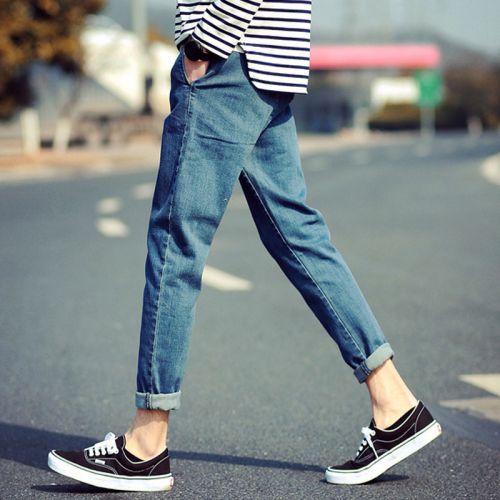 Jeans pour adolescent Sarouel en coton printemps - Ref 1481653