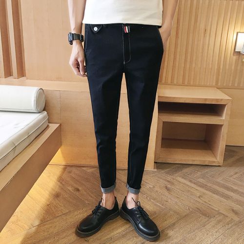 Jeans pour jeunesse pieds Slim MAX HOMME Polyester Coton été - Ref 1481979
