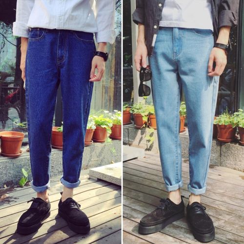 Jeans pour adolescent pantalon bas entrejambe Croix Quatre saisons - Ref 1482114