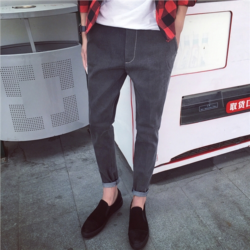 Jeans pour jeunesse pieds Slim en coton automne - Ref 1482118