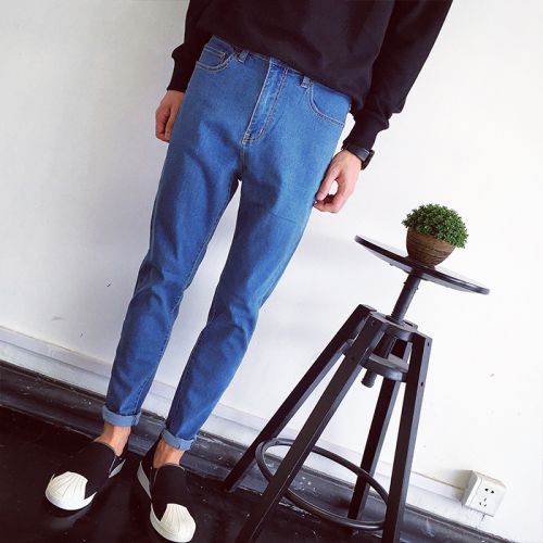 Jeans pour adolescent pantalon bas entrejambe Croix Quatre saisons - Ref 1482212