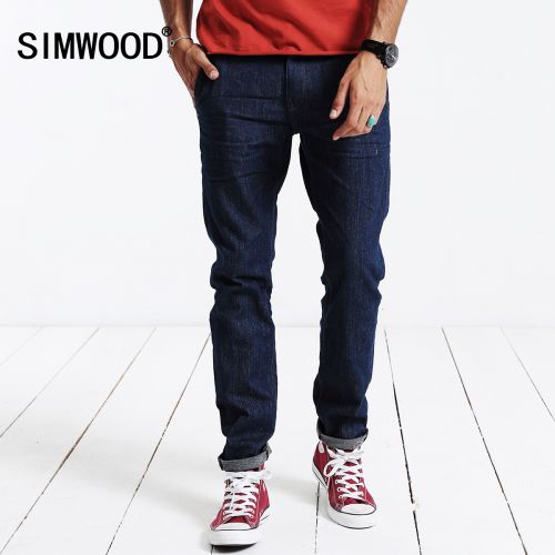Jeans pour jeunesse pieds Slim SIMWOOD en coton automne - Ref 1483158