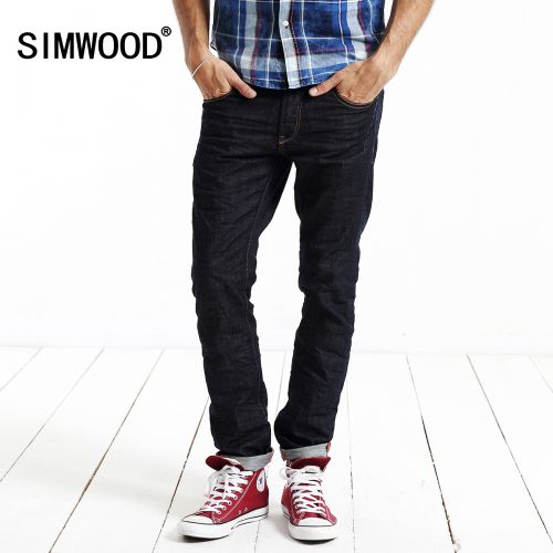 Jeans pour jeunesse pieds Slim SIMWOOD en coton automne - Ref 1483168