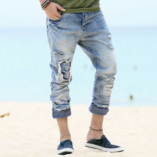 Jeans pour jeunesse pieds Slim printemps - Ref 1483298