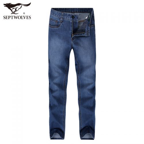 Jeans pour jeunesse SEPTWOLVES en coton été - Ref 1483406