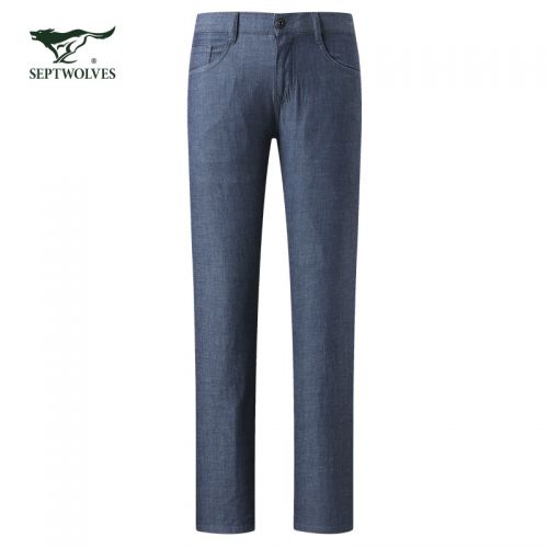 Jeans pour jeunesse SEPTWOLVES Coton, lin fibre élastique de polyuréthane spandex été - Ref 1483429