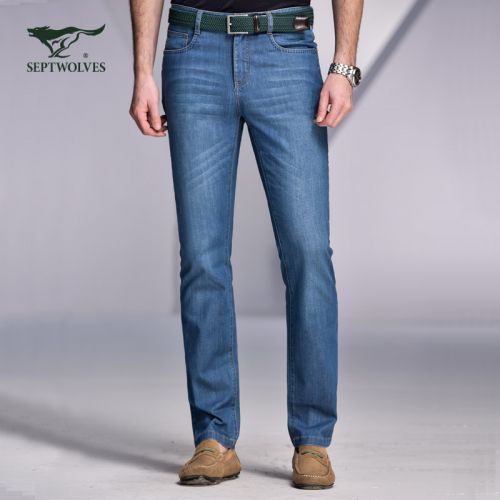 Jeans SEPTWOLVES les fibres de viscose rayonne coton, polyester pour été - Ref 1483448