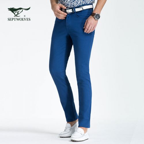 Jeans pour jeunesse SEPTWOLVES en coton automne - Ref 1483519
