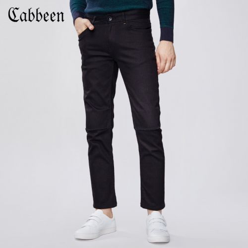 Jeans pour jeunesse CABBEEN Coton, fibre élastique de polyuréthane spandex automne - Ref 1483749