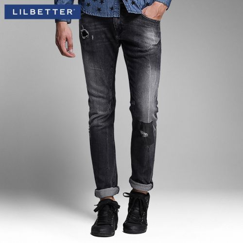 Jeans pour jeunesse pieds Slim LILBETTER Coton, fibre élastique de polyuréthane spandex hiver - Ref 1484395