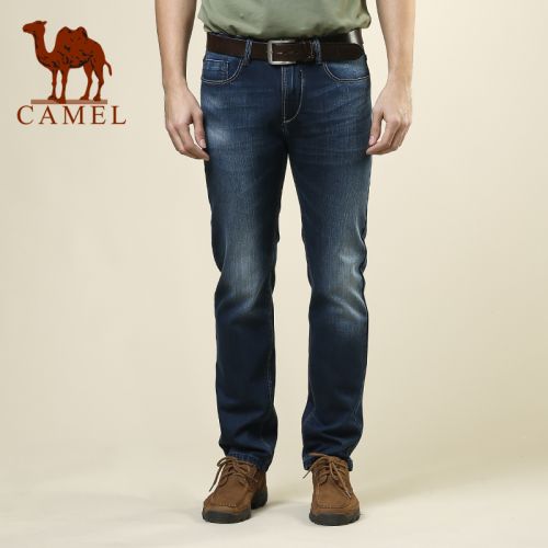 Jeans pour jeunesse coupe droite CAMEL coton printemps - Ref 1484567