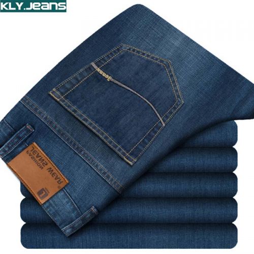 Jeans pour jeunesse droite Coton, de fibres polyester viscose rayonne polyuréthane élastique fibre spandex automne - Ref 1485194