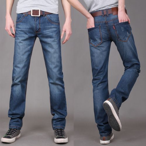 Jeans pour jeunesse droite Coton Polyester Quatre saisons - Ref 1485220