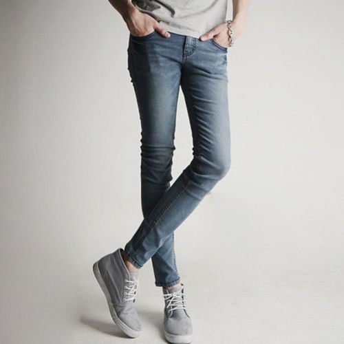 Jeans pour adolescent super skinny en coton Quatre saisons - Ref 1485308