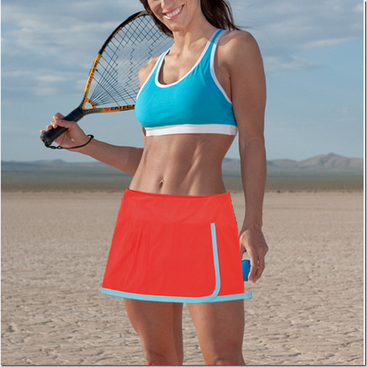 Jupe de sport femme ANTIQUA en nylon - Ref 480431