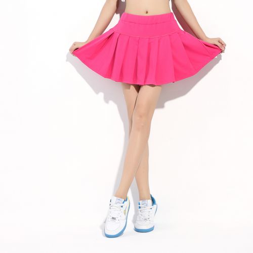 Jupe de sport femme jupe plissée en polyester - Ref 482810