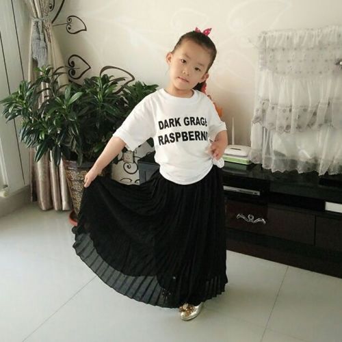 Jupe enfant en mousseline de soie - Ref 2048294