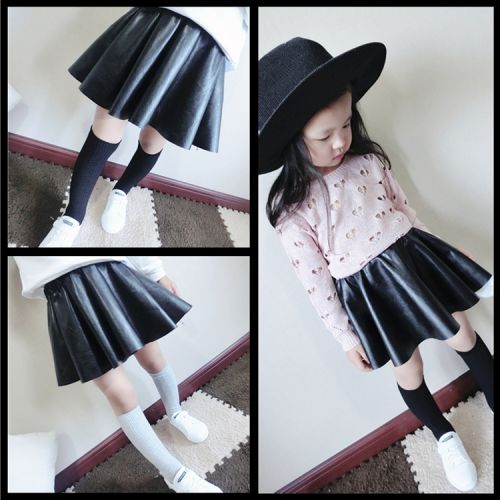 Jupe enfant en cuir - Ref 2048523