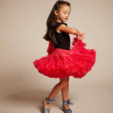 Jupe enfant en mousseline de soie - Ref 2048969