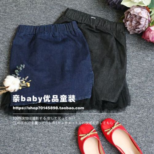 Jupe enfant en Coton denim bombe - Ref 2050692