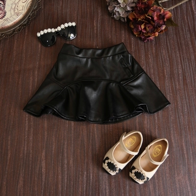 Jupe enfant YUKI en cuir - Ref 2050921