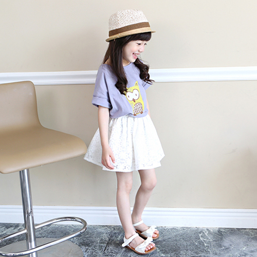 Jupe fillette en coton - Ref 2048653