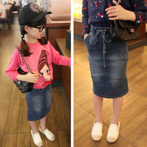 Jupe fillette en toile - Ref 2048714