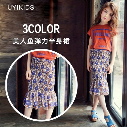 Jupe fillette UYIKIDS en mousseline de soie - Ref 2048874