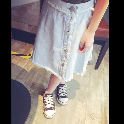 Jupe fillette en toile - Ref 2049631
