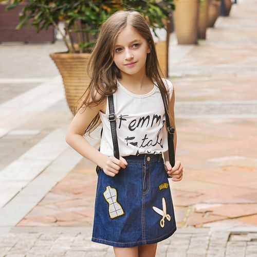 Jupe fillette LOUISDOG en toile - Ref 2049697