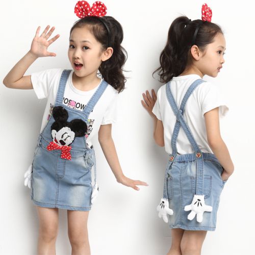 Jupe fillette en toile - Ref 2049748