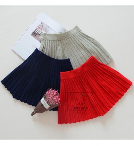 Jupe fillette MORIPETITO en mélange - Ref 2050100