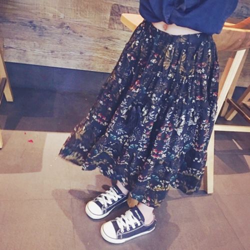 Jupe fillette en Toile de coton - Ref 2050262