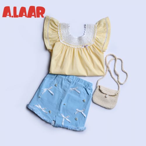 Jupe fillette ALAAR en Toile de coton - Ref 2050642