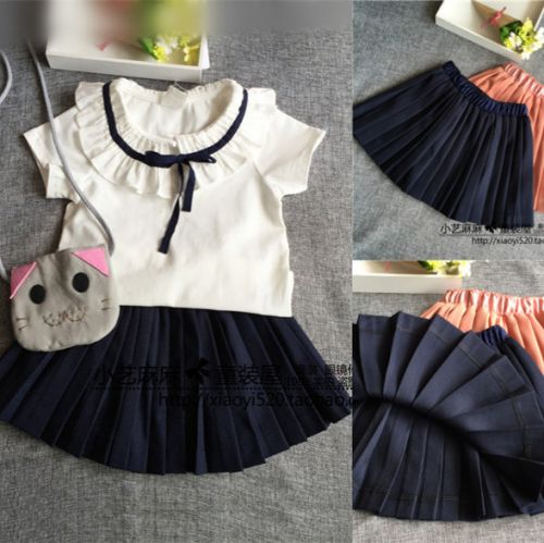 Jupe fillette en mousseline de soie - Ref 2051089