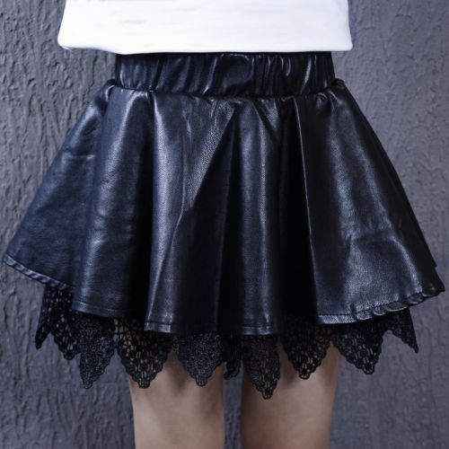 Jupe fillette en cuir - Ref 2051552