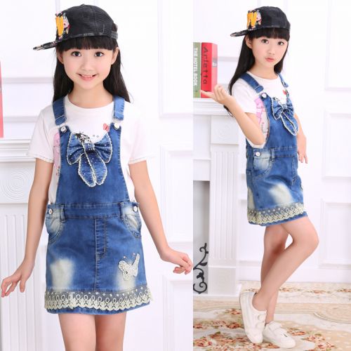 Jupe fillette en toile - Ref 2051671