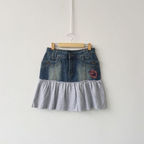 Jupe fillette en toile - Ref 2051727