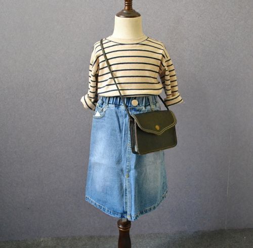 Jupe fillette en toile - Ref 2051899