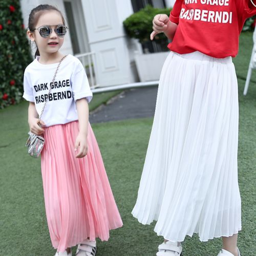 Jupe fillette en mousseline de soie - Ref 2052532