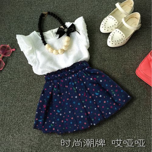 Jupe pour fille en mousseline de soie - Ref 2048963