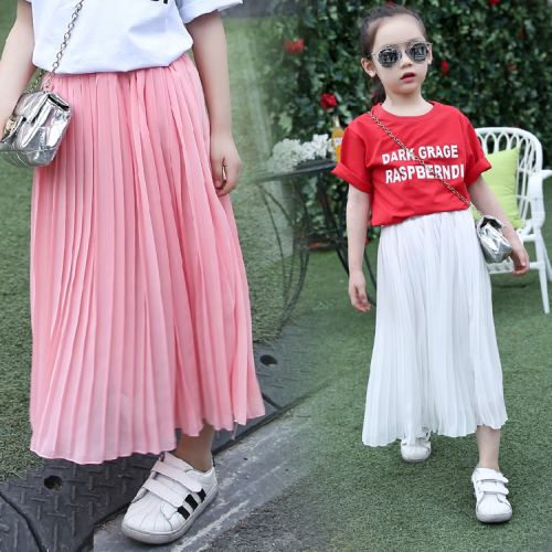 Jupe pour fille en mousseline de soie - Ref 2048991