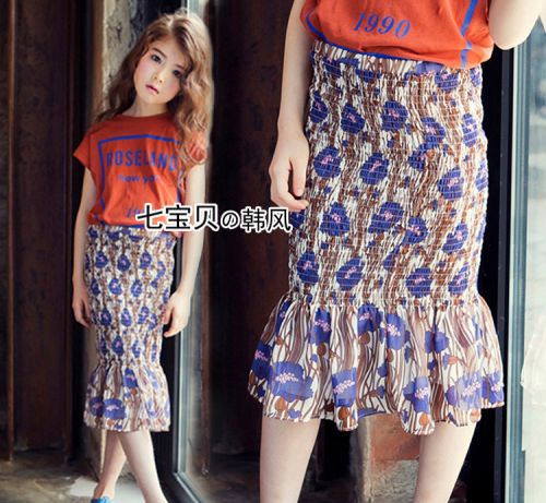 Jupe pour fille en mousseline de soie - Ref 2049420