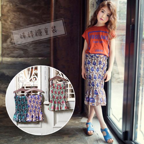 Jupe pour fille en mousseline de soie - Ref 2050872