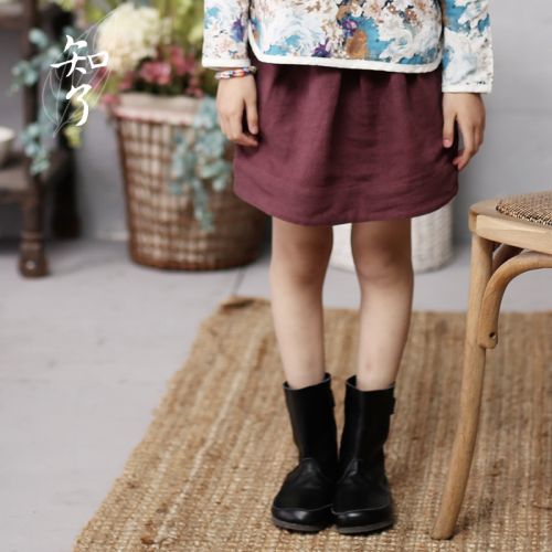 Jupe pour fille en lin - Ref 2050943